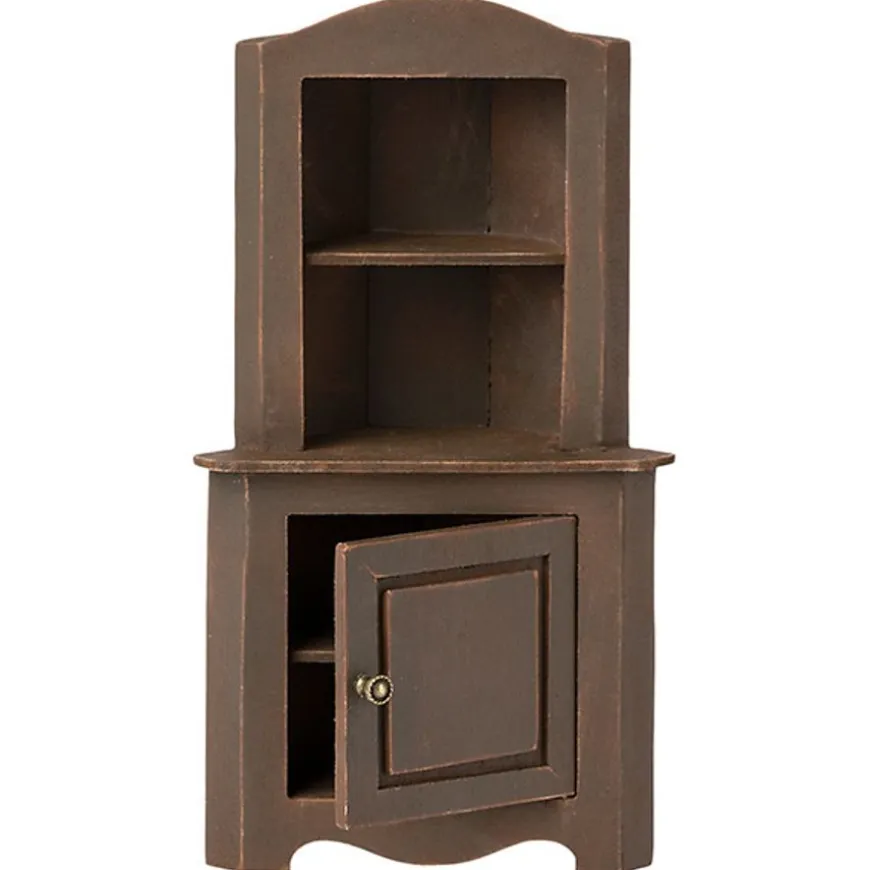 Maileg Miniature Hoekkast Brown