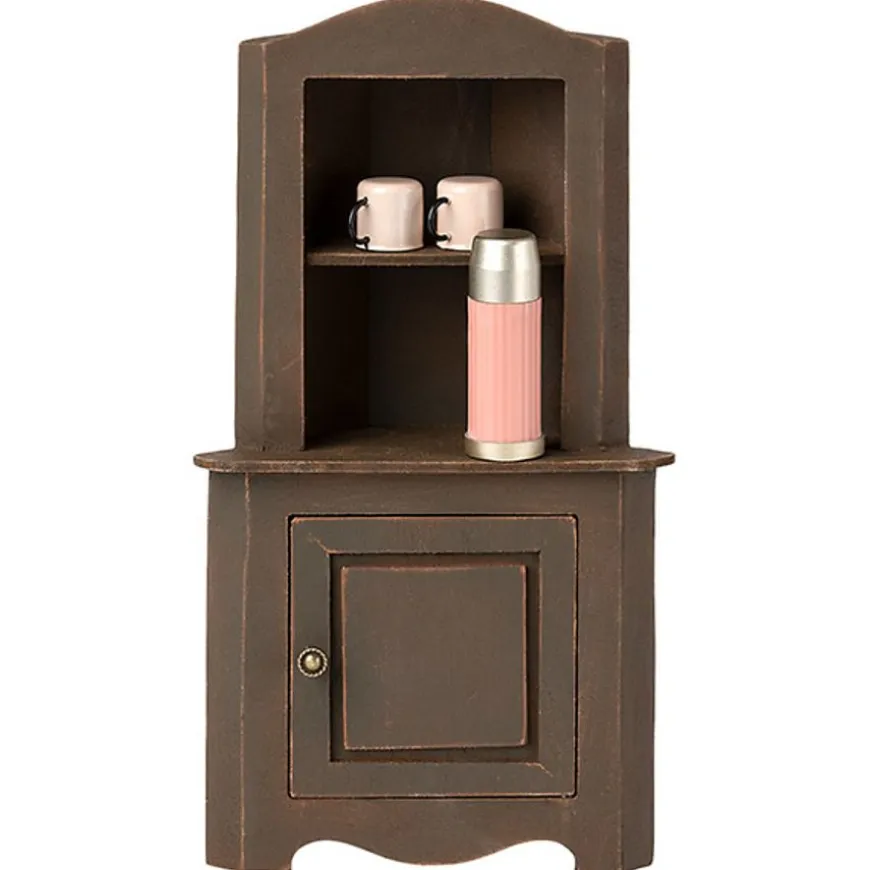 Maileg Miniature Hoekkast Brown
