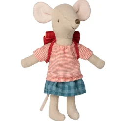 Maileg Muis Kleding Set En Tas Red Grote Zus
