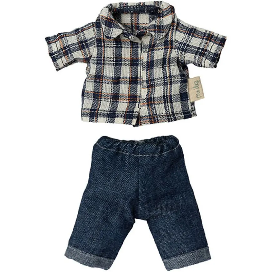 Maileg Muis Kleding Set Vader - Jeans