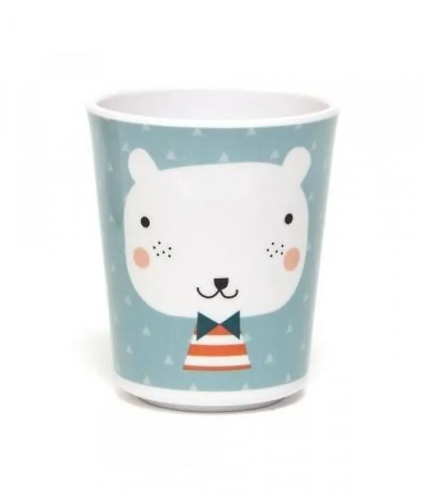 Melamine Drinkbeker Bear Triangles - Haciendo El Indio - Petit Monkey