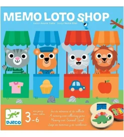 Memory Loto Shop Boodschappen - Djeco
