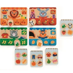 Memory Loto Shop Boodschappen - Djeco