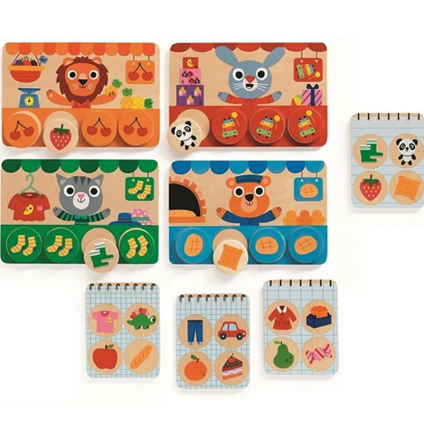 Memory Loto Shop Boodschappen - Djeco