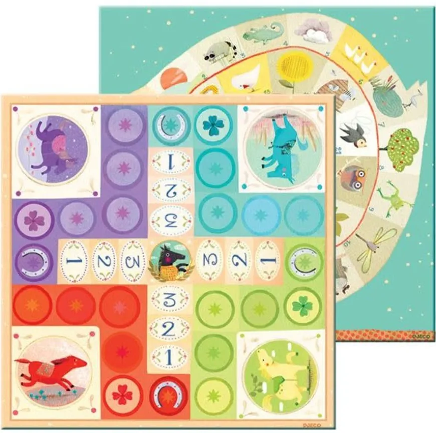 Mens Erger Je Niet Of Ganzenbord Ludo & Co Junior - Djeco