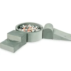 Moje Foam Speelset + Ballenbad 90X30 - Velvet Grey