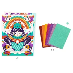 Mozaiek Kokeshi 5-8Jr - Djeco