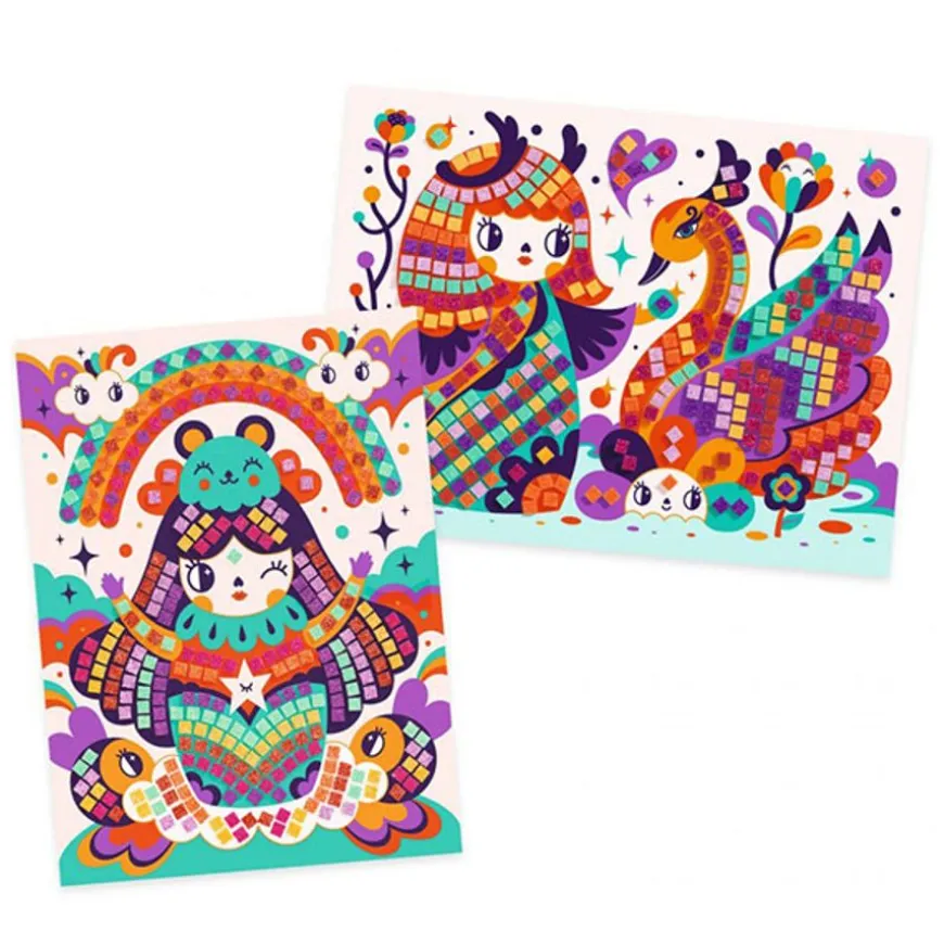 Mozaiek Kokeshi 5-8Jr - Djeco