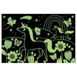 Mudpuppy Glow-In-The-Dark Puzzel Eenhoorns 100St