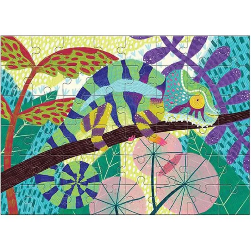 Mudpuppy Mini Puzzel Kameleon 48St