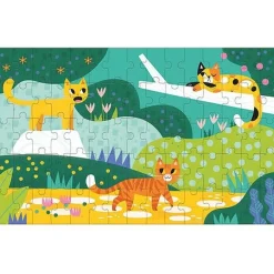Mudpuppy Puzzel Lenticulair Cats Big And Small 75 Stukjes