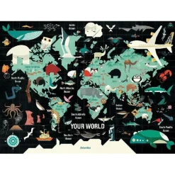 Mudpuppy Puzzel Your World 1000 Stukjes