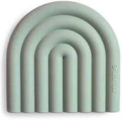 Mushie Bijtring Rainbow Cambridge Blue