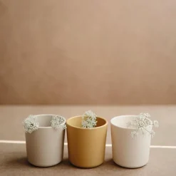 Mushie Drinkbekers Set Van 2 - Mustard