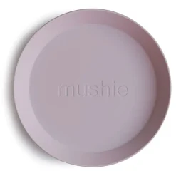 Mushie Ronde Borden Set Van 2 - Soft Lilac