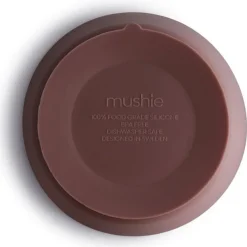 Mushie Siliconen Kom Met Zuignap Cloudy Mauve