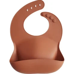 Mushie Silicone Slabbetje Clay
