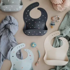 Mushie Silicone Slabbetje Planets