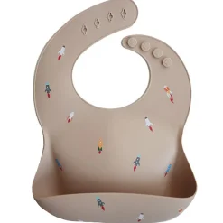 Mushie Silicone Slabbetje Rocket