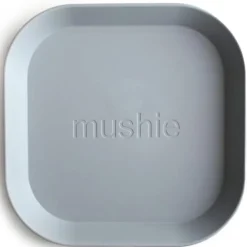 Mushie Vierkante Borden Set Van 2 - Cloud