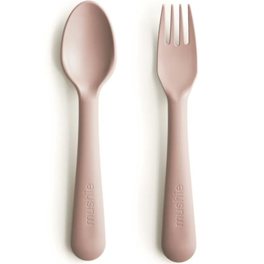 Mushie Vork En Lepel - Blush