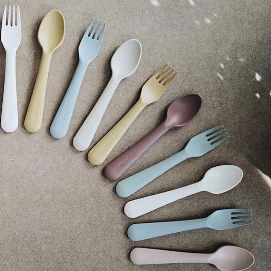 Mushie Vork En Lepel - Sage