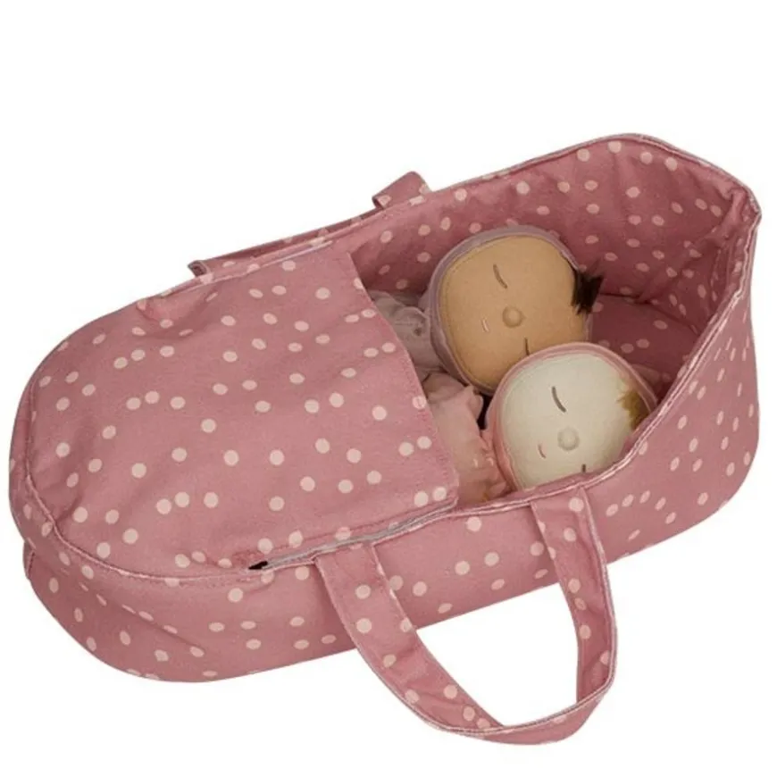 Olli Ella Dinkum Dolls Poppen Draagmand Polka Dot