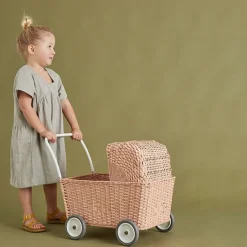 Olli Ella Strolley Poppenwagen Winkelwagen Rose