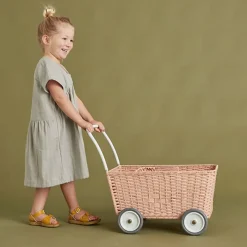 Olli Ella Strolley Poppenwagen Winkelwagen Rose