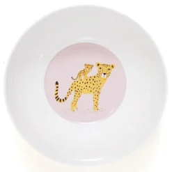 Petit Monkey - Melamine Kom - Luipaard - Orchid