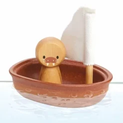 Plan Toys - Badspeelgoed - Zeilboot Walrus +1Jr