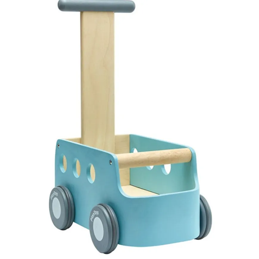 Plan Toys Loopwagen Van Walker Blue Orchard