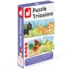Puzzel - Trionimo Dieren - Associatiespel - Janod +3Jr
