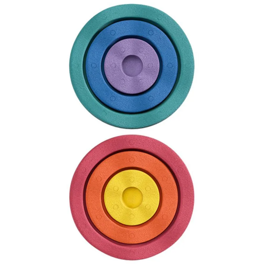 Stapelstein Inside Rainbow Classic Set Van 6