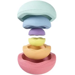 Stapelstein Inside Rainbow Pastel Set Van 6