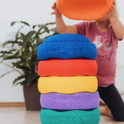 Stapelstein Rainbow Purple Stapelstenen 6 Stuks