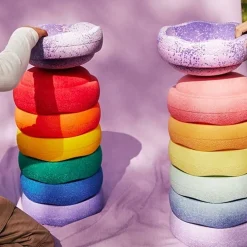 Stapelstein Special Rainbow Classic 6 + 1 Gratis Fusion Steen