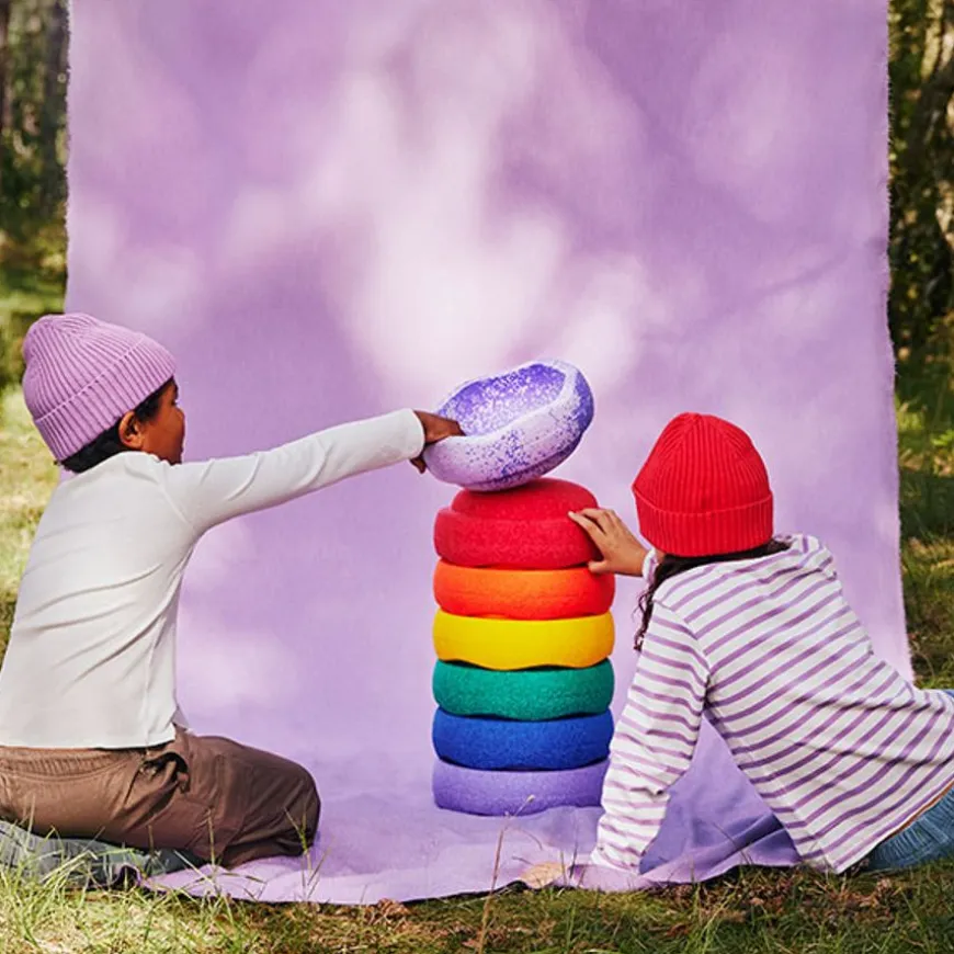Stapelstein Special Rainbow Classic 6 + 1 Gratis Fusion Steen