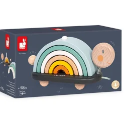 Trekdier Regenboog Schildpad Sweet Cocoon - Janod