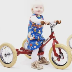 Trybike Steel 2-In-1 Loopfiets Vintage Rood