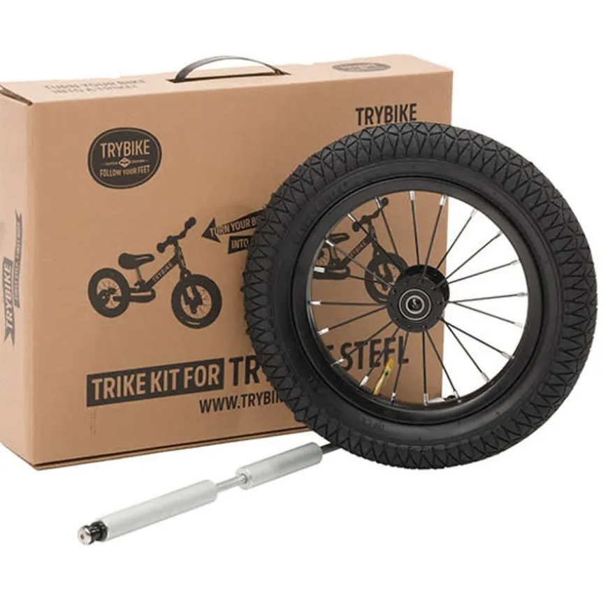 Trybike Steel Trikekit Wiel Extensie Set Zwart