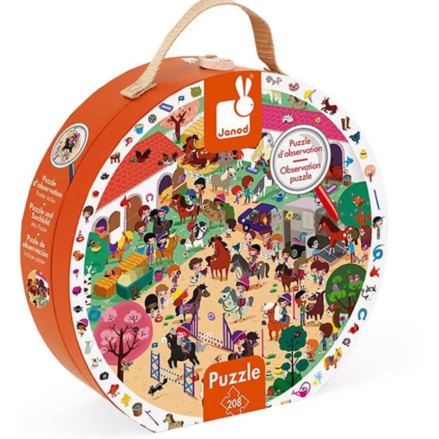 Zoekpuzzel Paarden - Janod 208St