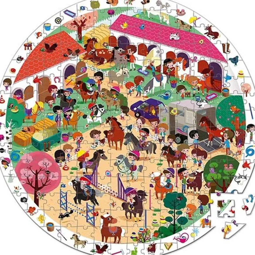 Zoekpuzzel Paarden - Janod 208St